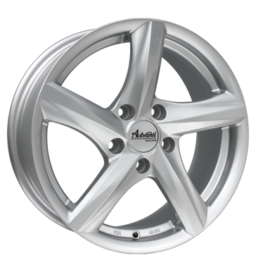 pneumatiky - 7x16 5x100 ET40 Advanti Racing Nepa silber silver Csti RV + Caravan Rfky / Alu Kabely a konektory Baro Hlinkov disky