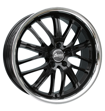 pneumatiky - 9x18 5x120 ET35 Advanti Racing Overdoze Black SG42 schwarz black stainless lip EMOTION Rfky / Alu nemrznouc smes motocykl Autoprodejce