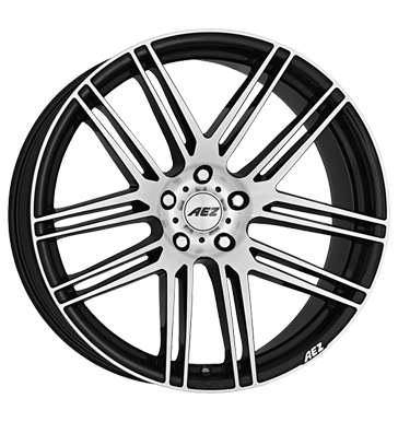 pneumatiky - 9x20 5x120 ET46 AEZ Cliff Dark schwarz black polished opravu pneumatik Rfky / Alu Wheelworld propagace testjj2 Autoprodejce