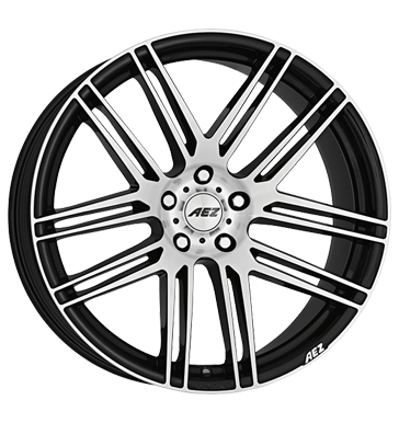 pneumatiky - 8.5x19 5x114.3 ET34 AEZ Cliff Dark schwarz black polished MERCEDES BENZ Rfky / Alu Sportluftfilter MPT trhovisko