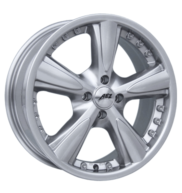 pneumatiky - 7x17 4x108 ET40 AEZ Olymp 1 silber highgloss AUDI Rfky / Alu Irmscher kompletnch systmu Autoprodejce