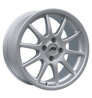 pneumatiky - 8x17 4x108 ET35 AEZ Radon silber silber lackiert CARMANI Rfky / Alu Moped a mopedu dly brzdov kapalina disky