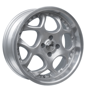 pneumatiky - 7x17 4x108 ET15 AEZ Simas X silber silber Horn poliert ETA BETA Rfky / Alu Offroad Mud Terrain Rim luzka (nhradn dly) disky