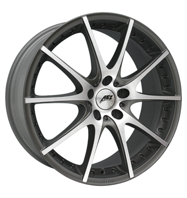 pneumatiky - 7x16 5x112 ET50 AEZ Tidore Dark grau / anthrazit anthracite matt polished osvetlen Rfky / Alu auta v zime Rial pneus