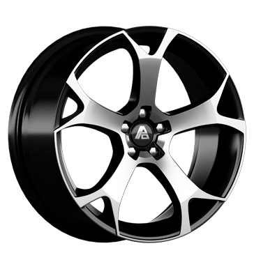 pneumatiky - 9x20 5x108 ET43 Aluminum Design Ghost schwarz diamond-black Wiechers SPORT Rfky / Alu motocykl Cross EMOTION trziste