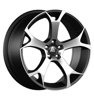 pneumatiky - 10x22 5x127 ET47 Aluminum Design Ghost schwarz diamond-black matt Speciln dly pro auta Rfky / Alu propagace testjj Opel b2b pneu
