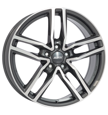 pneumatiky - 7.5x17 5x108 ET52.5 Alutec Ikenu grau / anthrazit graphit frontpoliert Offroad letn Rfky / Alu Sportluftfilter PONGRATZ pneu