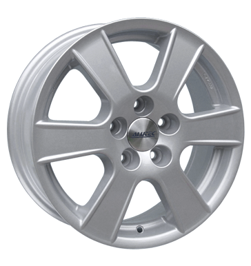 pneumatiky - 6.5x15 5x110 ET38 Alutec Energy silber silber lackiert interir Rfky / Alu Polo tricka spoiler pneumatiky