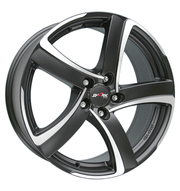 pneumatiky - 6x15 5x114.3 ET45 Alutec Shark schwarz racing-schwarz frontpoliert kmh-Wheels Rfky / Alu ozdobnmi kryty prce Prodejce pneumatk