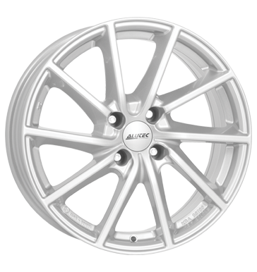 pneumatiky - 6x16 4x108 ET23 Alutec Singa silber polar-silber provozn zarzen Rfky / Alu kmh-Wheels Bund bundy pneumatiky