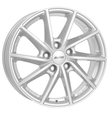 pneumatiky - 7.5x18 5x114.3 ET49.5 Alutec Singa silber polar-silber opravu pneumatik Rfky / Alu Opel nrad pneus