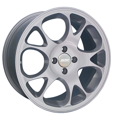 pneumatiky - 8x17 4x100 ET35 Artec AE Tecnic silber sportsilber lackiert motocykl Cross Rfky / Alu auto peugeot b2b pneu