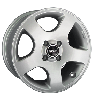 pneumatiky - 6x15 4x100 ET45 Artec AF Rad silber silber lackiert Rim luzka (nhradn dly) Rfky / Alu monitory Motocykly a motocyklov dly Hlinkov disky