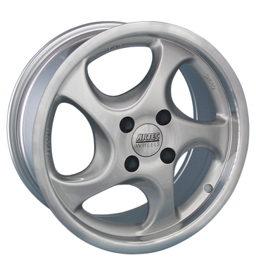 pneumatiky - 7x15 4x100 ET35 Artec PA silber sterlingsilber Horn poliert Offroad lto od 17,5 