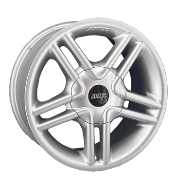 pneumatiky - 5.5x13 4x100 ET38 Artec R silber silber lackiert Baro Rfky / Alu Offroad cel rok Svetla + Lights pneu