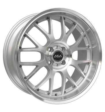 pneumatiky - 7x16 4x100 ET38 ASA AR 1 silber frontpoliert kalhoty Rfky / Alu Pce o automobil + drzba Momo pneu b2b