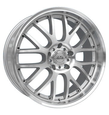 pneumatiky - 8.5x19 5x120 ET40 ASA AR 1 silber frontpoliert Ecanto Rfky / Alu sportovn KOLA Zcela specifick dly trziste