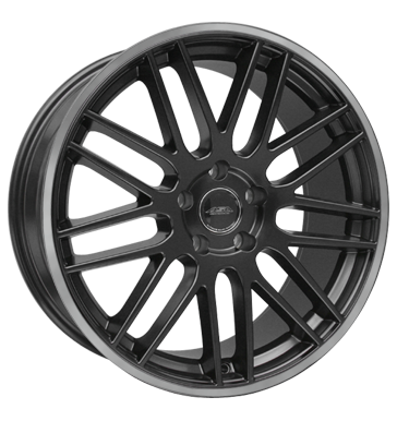 pneumatiky - 9.5x19 5x114.3 ET25 ASA GT 1 schwarz schwarz seidenmatt mit silbernem Ring Mutec Rfky / Alu Tube: zklopky Kola / ocel pneu b2b
