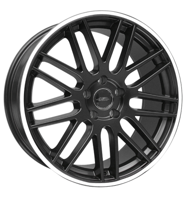 pneumatiky - 8.5x19 5x120 ET15 ASA GT 1 schwarz schwarz seidenmatt mit weiYem Ring Maxx Kola Rfky / Alu Chrome Parts Pouzdra & schovna pneus