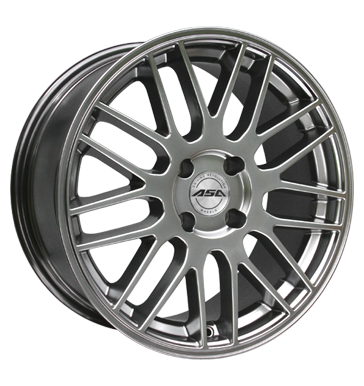pneumatiky - 8x17 4x100 ET35 ASA GT 1 silber shiny silber lkrnicky Rfky / Alu Oldtimer dly zvodn auto Velkoobchod