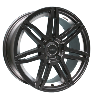 pneumatiky - 8.5x18 5x120 ET18 ASA GT 2 schwarz schwarz seidenmatt Binno Rfky / Alu Kondenztory + Equalizer Jahreswagen b2b pneu