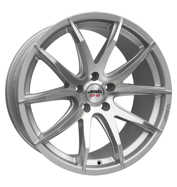 pneumatiky - 8x18 5x114.3 ET38 ASA GT 3 silber silber frontpoliert Binno Rfky / Alu Offroad lto od 17,5 