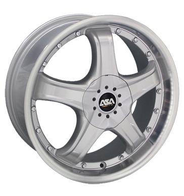 pneumatiky - 7.5x16 4x100 ET35 ASA JS5 silber silber Horn poliert AUTEC Rfky / Alu Csti RV + Caravan MIGLIA pneumatiky