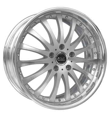 pneumatiky - 9x18 5x112 ET35 ASA ZR 1 silber frontpoliert Helma Prslusenstv + Hled Rfky / Alu Spojky + E Sady Lehk nkladn auto Winter od 17,5 