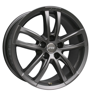pneumatiky - 8.5x18 5x112 ET50 ATS Radial grau / anthrazit racing grau lackiert Spojky + E Sady Rfky / Alu baterie replika b2b pneu