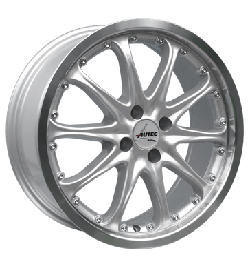 pneumatiky - 7.5x16 4x108 ET40 Autec Delos silber brilliantsilber-hornpoliert Offroad cel rok Rfky / Alu ozdobnmi kryty ETA BETA pneu b2b