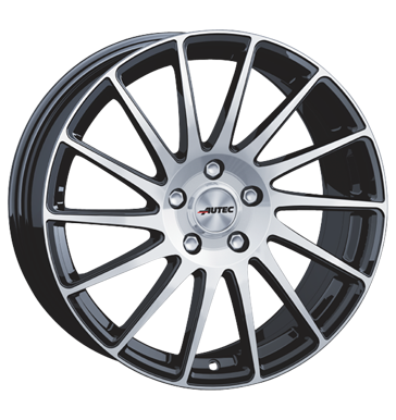 pneumatiky - 8x18 5x114.3 ET42 Autec Oktano schwarz schwarz poliert Leichtkraftrad dly Rfky / Alu Wheelworld ostatn Autodlna