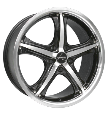 pneumatiky - 8x18 5x108 ET45 Autec Stratos schwarz schwarz poliert kolobezka zvodn Rfky / Alu Lehk nkladn auto Winter od 17,5 