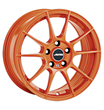 pneumatiky - 7.5x17 5x100 ET38 Autec Wizard orange racing orange osvetlen Rfky / Alu Tomason zemedelsk traktory pneumatiky