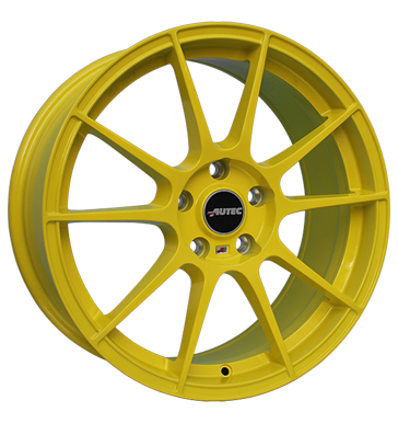 pneumatiky - 7x16 4x108 ET42 Autec Wizard gelb atomic yellow Drkov / Kosile Rfky / Alu Brock Rial trziste