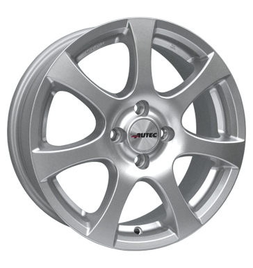 pneumatiky - 5.5x14 4x108 ET43 Autec Zenit silber brilliantsilber-lackiert vfuk Rfky / Alu Motorsport PLATINUM disky