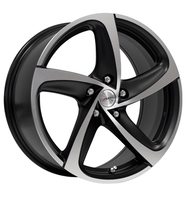 pneumatiky - 8x17 5x110 ET30 Avus AC-507 schwarz matt black polished FONDMETAL Rfky / Alu Offroad lto od 17,5 