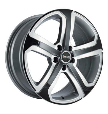 pneumatiky - 8x18 5x112 ET45 Avus AC-514 mehrfarbig Bicolor silver/black Offroad cel rok od 17,5 