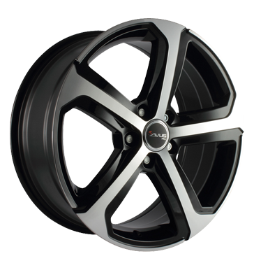 pneumatiky - 8x18 5x108 ET40 Avus AC-514 schwarz black polished Chrome Parts Rfky / Alu Helma Prslusenstv + Hled samolepc zvaz Hlinkov disky