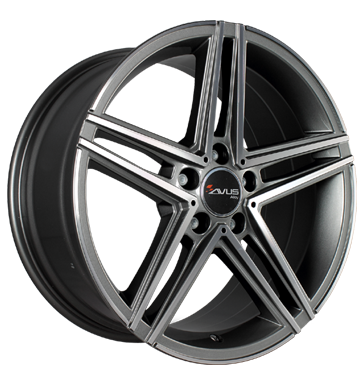 pneumatiky - 8.5x18 5x112 ET45 Avus AC-515 grau / anthrazit anthracite polished Shaper Rfky / Alu renault ALCOA Velkoobchod