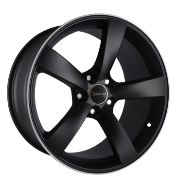 pneumatiky - 8x18 5x112 ET45 Avus AF 10 schwarz matt black polished Sportovn vfuky Rfky / Alu baterie Lehk nkladn auto Winter od 17,5 
