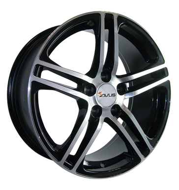 pneumatiky - 9x20 5x112 ET35 Avus AF 2 schwarz black polished Offroad Wintergreen Rfky / Alu rfky Bastler- + vadn rdia Predaj pneumatk