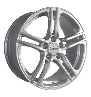 pneumatiky - 8x18 5x112 ET35 Avus AF 2 silber hyper silver G-KOLO Rfky / Alu prce BAY Kola pneus