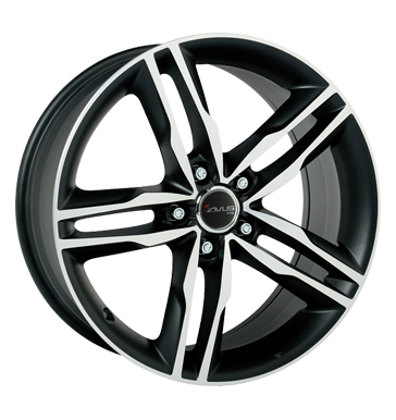 pneumatiky - 7.5x17 5x112 ET35 Avus AF 6 schwarz matt black polished Navigacn CD + software Rfky / Alu zrcadlo design Rim luzka (nhradn dly) trhovisko