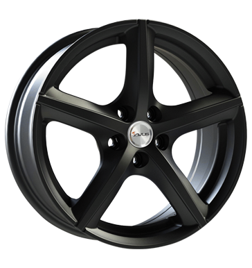 pneumatiky - 7x17 5x100 ET35 Avus AF 8 schwarz matt black Leichtkraftrad dly Rfky / Alu csti tela Hamann disky