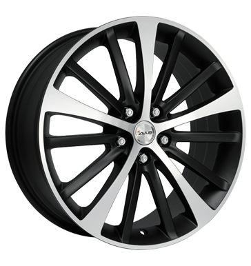 pneumatiky - 7.5x17 5x108 ET40 Avus B-15 schwarz matt black polished Wheelworld Rfky / Alu brzdov dly zemn prce Hlinkov disky