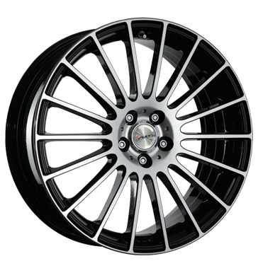 pneumatiky - 8x18 5x112 ET45 Avus AC-M03 schwarz black polished sluzba Rfky / Alu olejov filtr mikiny pneu