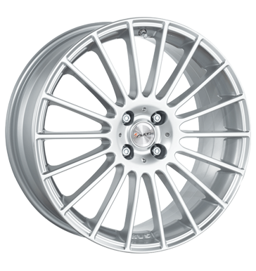 pneumatiky - 7x16 4x100 ET38 Avus AC-M03 silber hyper silver Pouzdra & schovna Rfky / Alu Chafers: Nkladn / podvalnk osvetlen pneu b2b