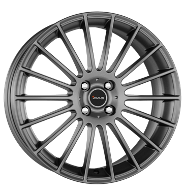 pneumatiky - 7x16 4x108 ET25 Avus AC-M03 grau / anthrazit matt anthracite tdenn Rfky / Alu Ronal AUTEC Autoprodejce