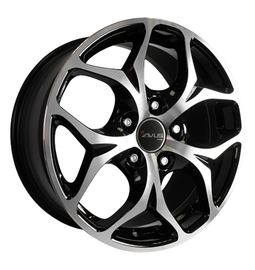 pneumatiky - 10x20 5x120 ET40 Avus AC-MB2 schwarz black polished Tube: zklopky Rfky / Alu mikiny GS-Wheels pneumatiky