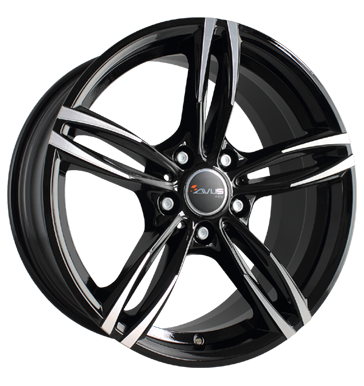 pneumatiky - 8.5x18 5x120 ET37 Avus AC-MB3 schwarz black polished kmh-Wheels Rfky / Alu celogumov Navigacn CD + software b2b pneu